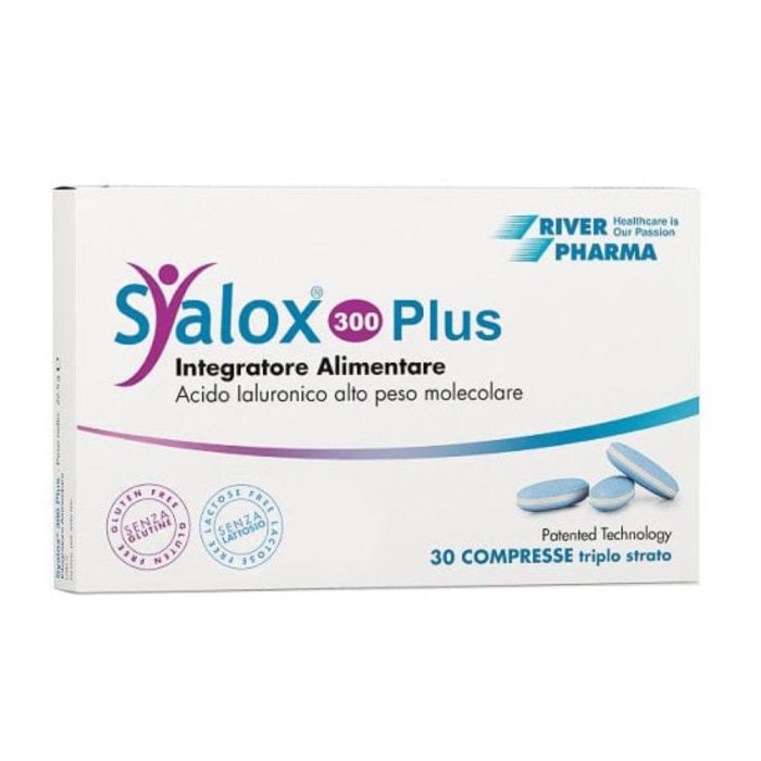 Syalox 300 Plus 30 compresse - integratore con acido ialuronico e collagene
