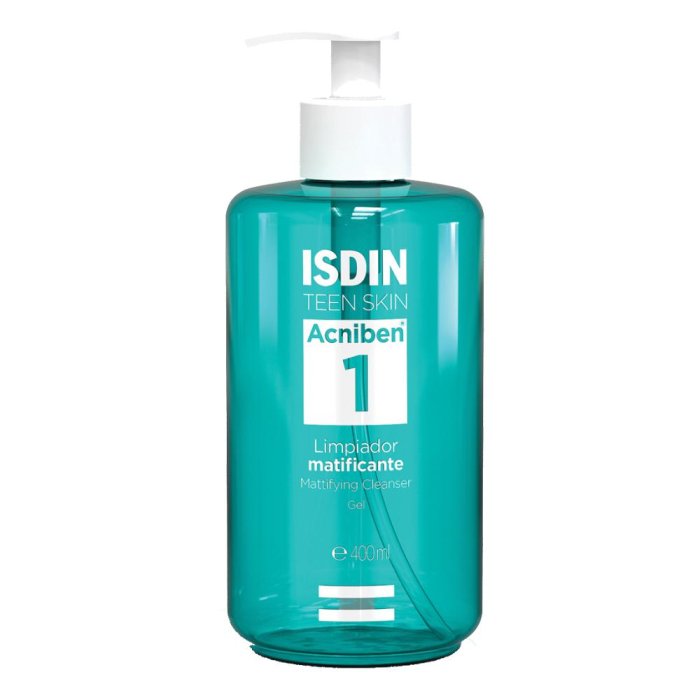 ISDIN Acniben - Mattifying Cleanser Detergente Gel per Pelle Acneica 400 ml