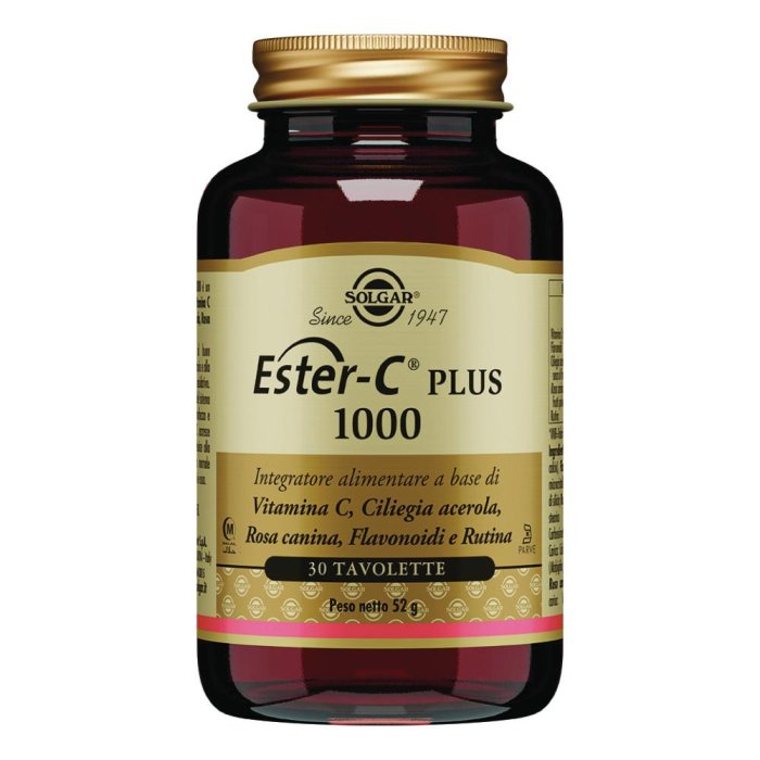  Solgar Ester-c Plus 1000 Vitamina C 30 Tavolette