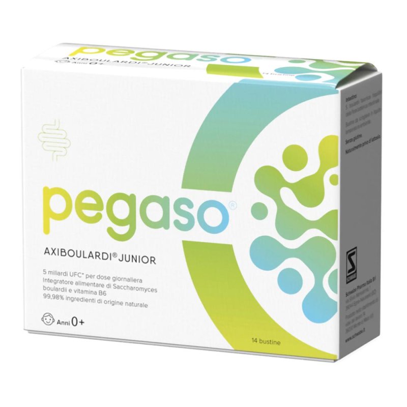 Axiboulardi Junior Pegaso 14 Bustine Probiotico per Bambini per l’Equilibrio della Flora Intestinale