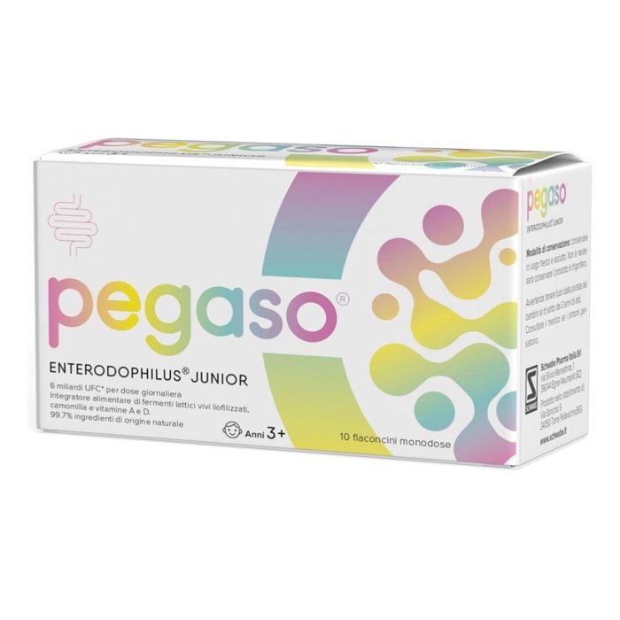 Schwabe Pharma Pegaso Enterodophilus Junior  Integratore Alimentare 10flaconi