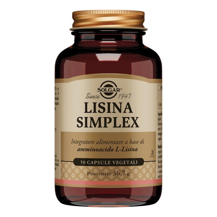 Solgar Lisina Simplex Collagene 50 Capsule