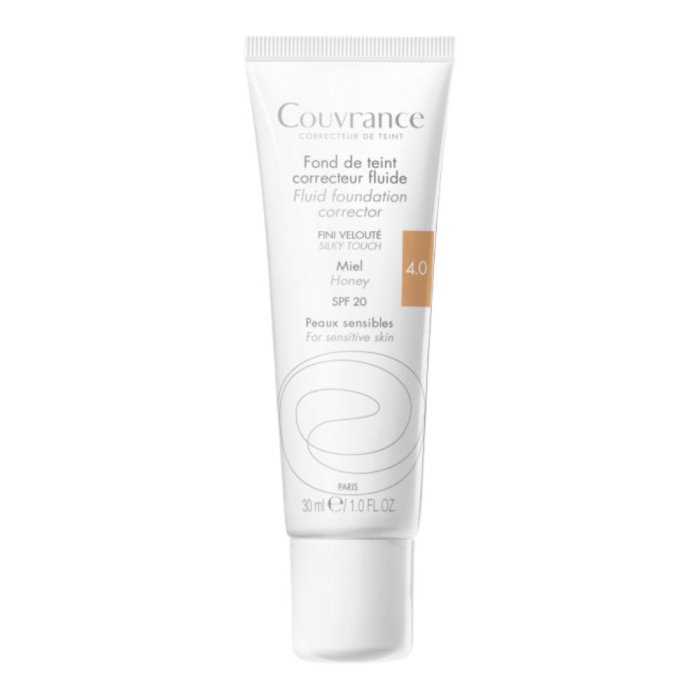 Avene Couvrance Fondotinta Correttore Fluido SPF 20 Vellutato Miele 30ml
