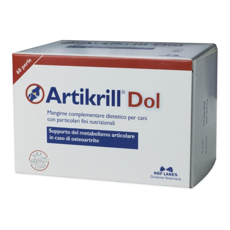 Artikrill Dol Cane Mangime per Metabolismo Articolare 60 Perle