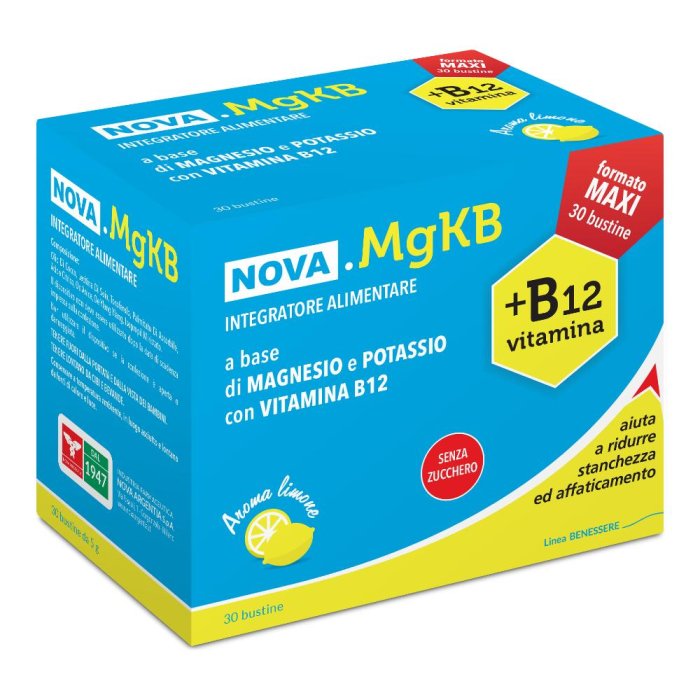 Nova Argentia Nova MgKB Integratore Magnesio Potassio 30 Bustine