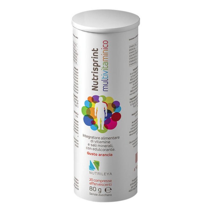 Nutrisprint Multivitaminico 20 Compresse Effervescenti 80 G Senza Zucchero