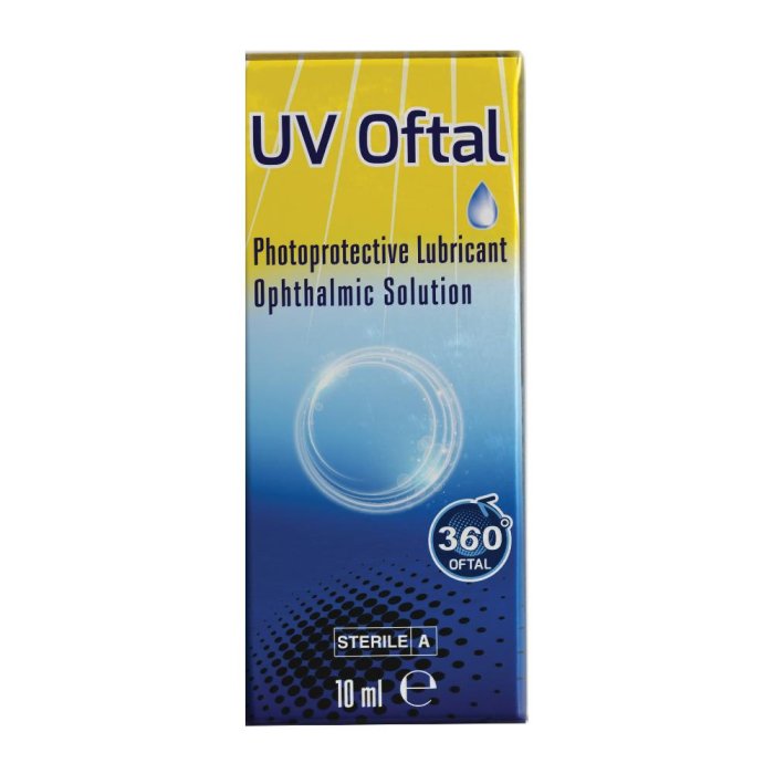 360 Oftal Uv Oftal Soluzione Oftalmica Lubrificante Fotoprotettiva 10 Ml