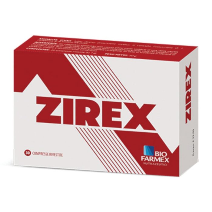 Zirex 30 Compresse Rivestite Integratore Alimentare Per La Funzione Epatica E Digestiva