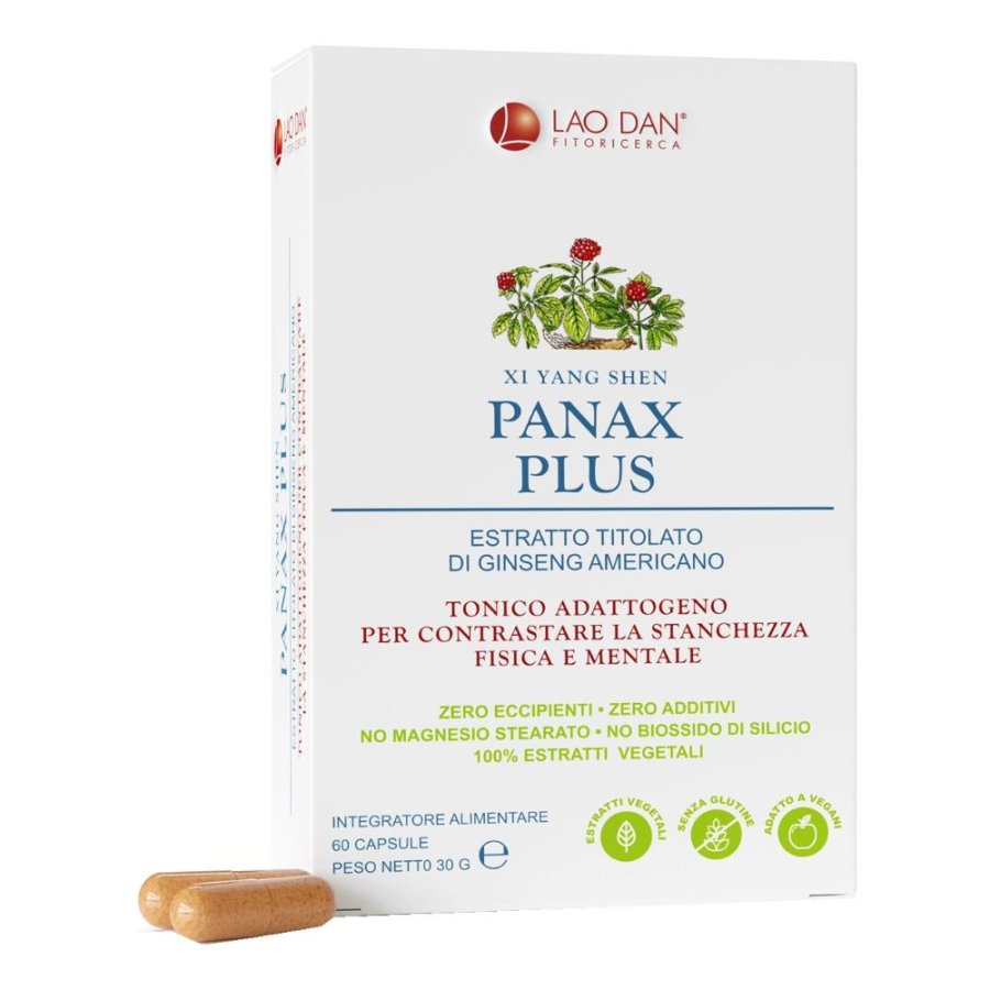 PANAX PLUS GINSENG AMER 60CPR PANAX PLUS GINSENG AMER 60CPR