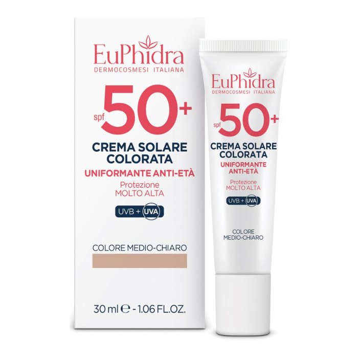 Euphidra KA crema collo macchie chiaro SPF50+ - crema solare viso-collo antimacchie alta protezione