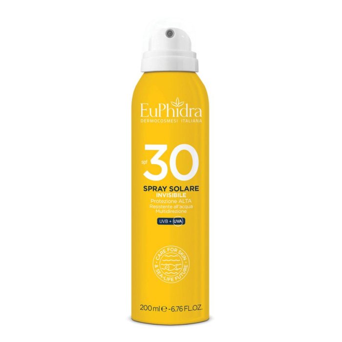 Euphidra Solari - Spray Solare Invisibile Corpo SPF30 200 ml