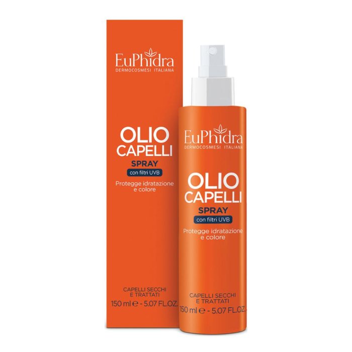 Euphidra Solari - Olio Capelli Spray con filtri UVB 150 ml