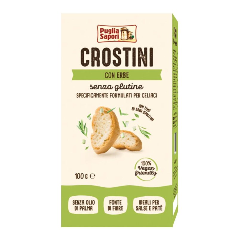 PUGLIA SAP.Crostini Erbe 100g