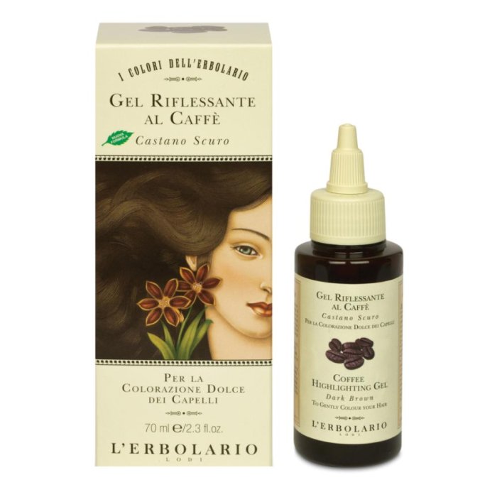 L'Erbolario Gel Riflessante Capelli Colore Castano Scuro 70 ml