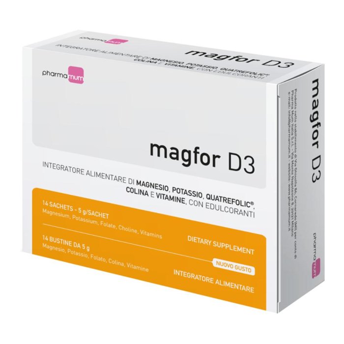 Pharma Mum Magfor D3 Integratore Alimentare 14 Bustine
