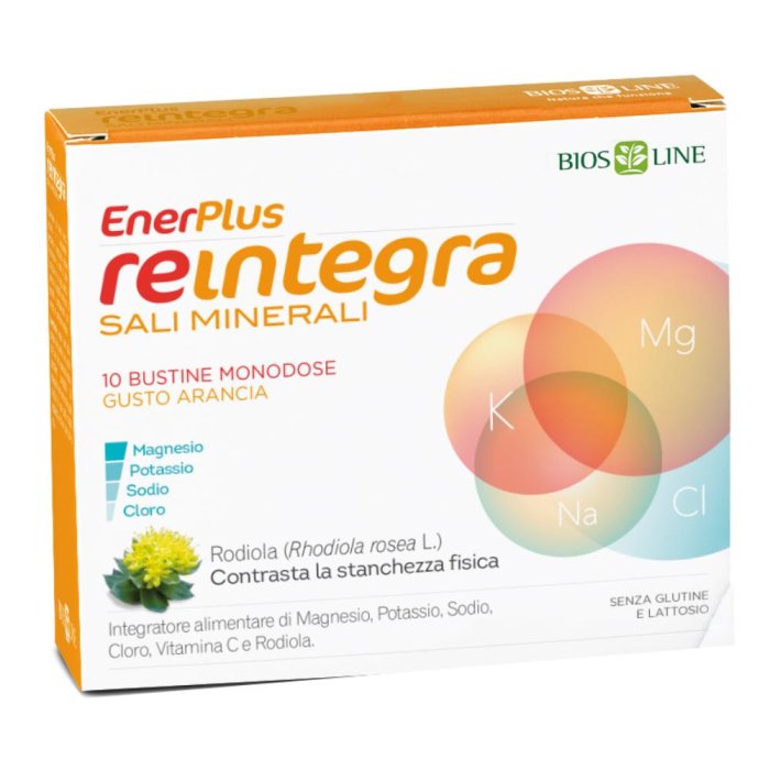 Bios Line Enerplus - Reintegra Sali Minerali Integratore Alimentare 10 bustine