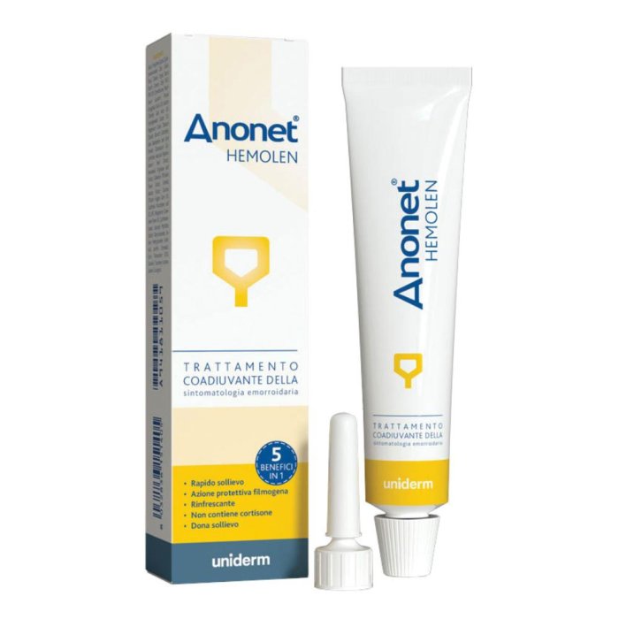 Uniderm Farmaceutici Anonet Hemolen Crema 30 Ml