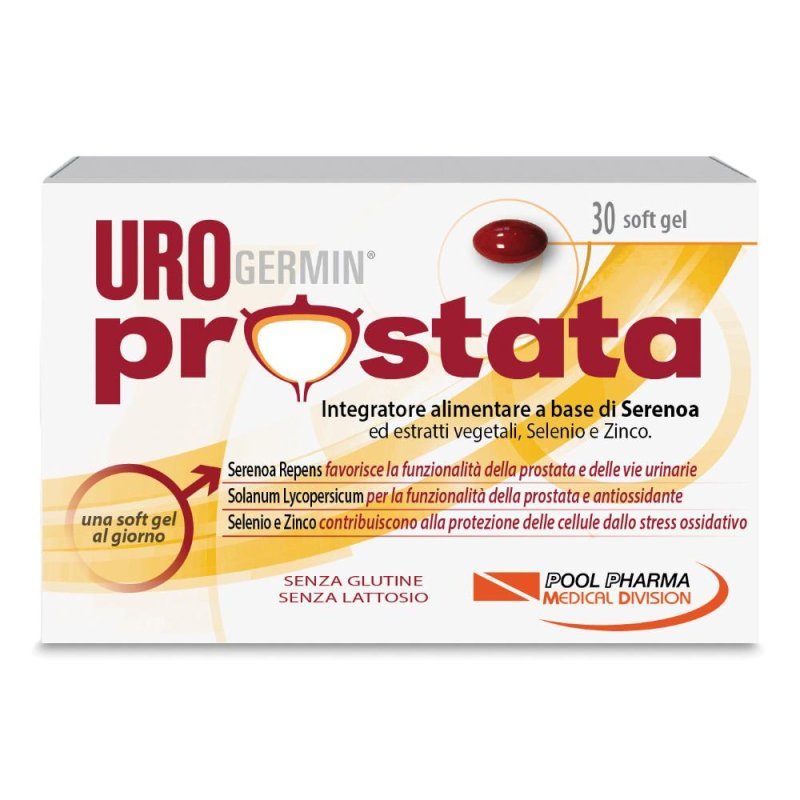 Urogermin Prostata Integratore Alimentare Serenoa Repens  30 Softgel