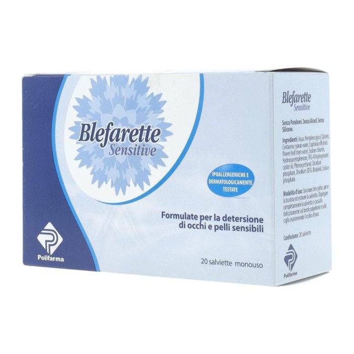 Farmigea Blefarette Sensitive Salviette Detersione Occhi Pelli Sensibili 20Pezzi