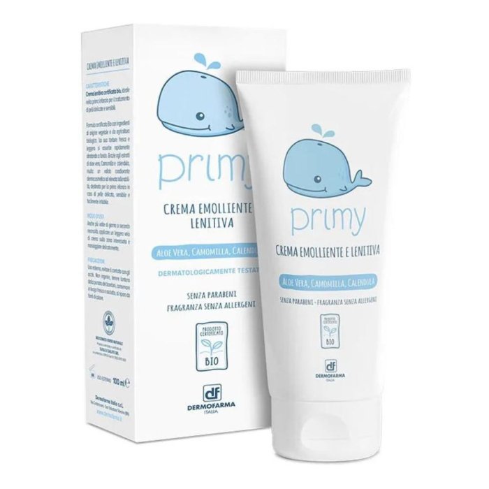 Primy Crema Emolliente Lenitiva 100 ml - crema bio per pelli sensibili di neonati e bambini