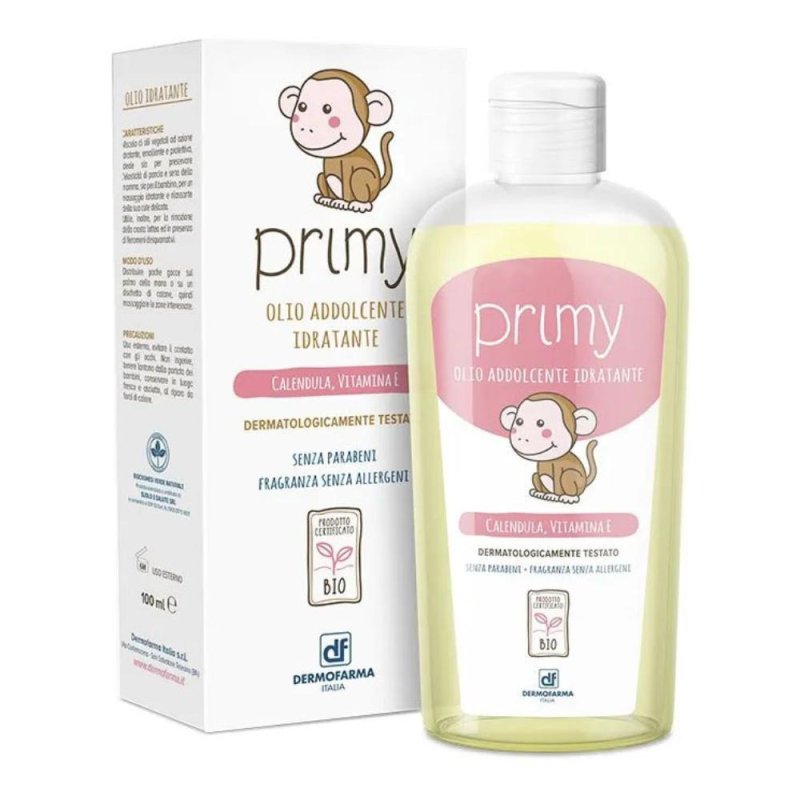 Primy olio addolcente idratante olio corpo