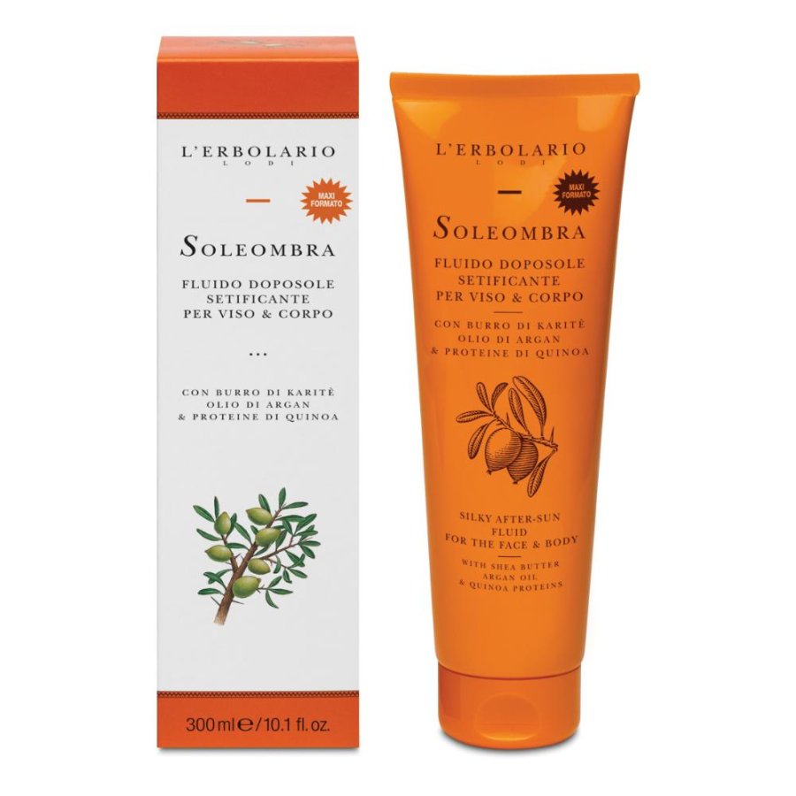 Soleombra fluido doposole viso e corpo - doposole lenitivo idratante Soleombra fluido doposole viso e corpo - doposole lenitivo idratante