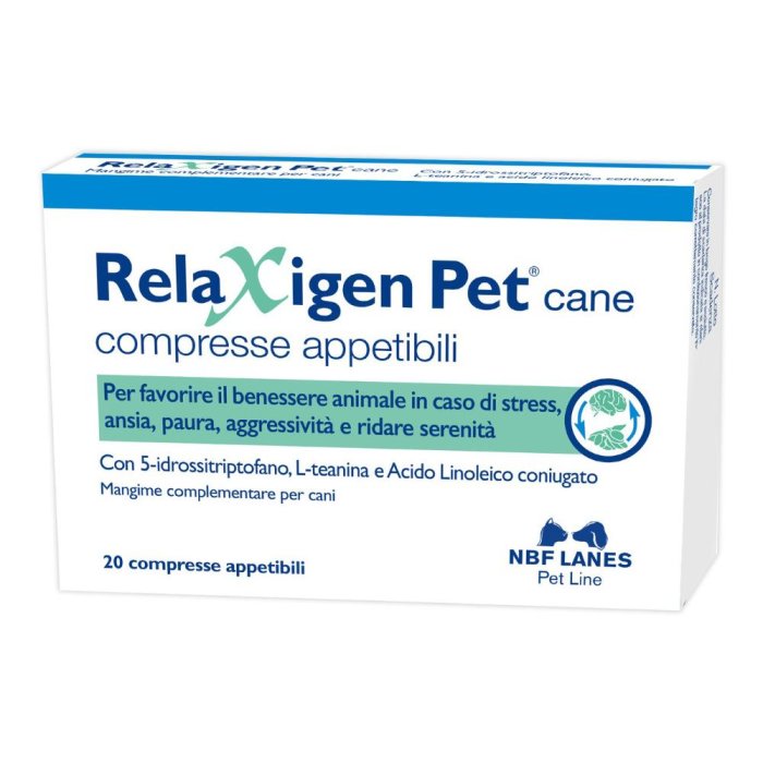 Relaxigen Pet Integratore rilassante per cani di taglia media 20 compresse