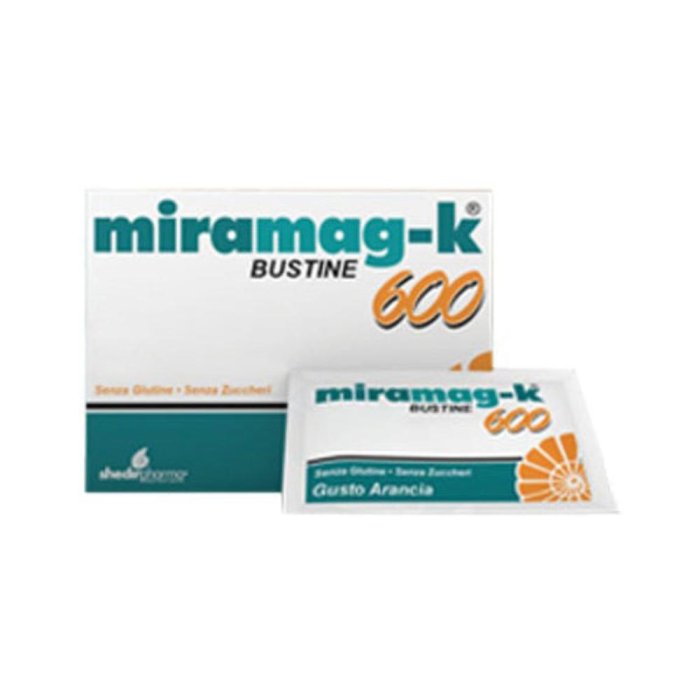 Shedir Pharma Miramag K 600 Integratore Sali Minerali 20 Bustine