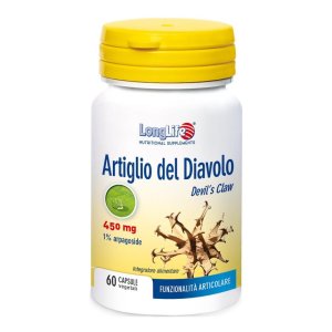 LongLife Artiglio del Diavolo Integratore Naturale 60 Capsule per Benessere Articolazioni e Dolori Muscolari