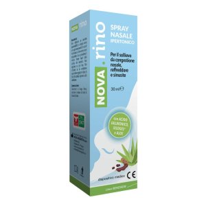 NOVA RINO Spray Nasale Decongestionante 30 ml per Naso Chiuso e Raffreddore