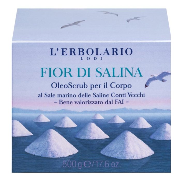 Fior di Salina oleoscrub corpo - scrub corpo oleoso esfoliante al sale marino