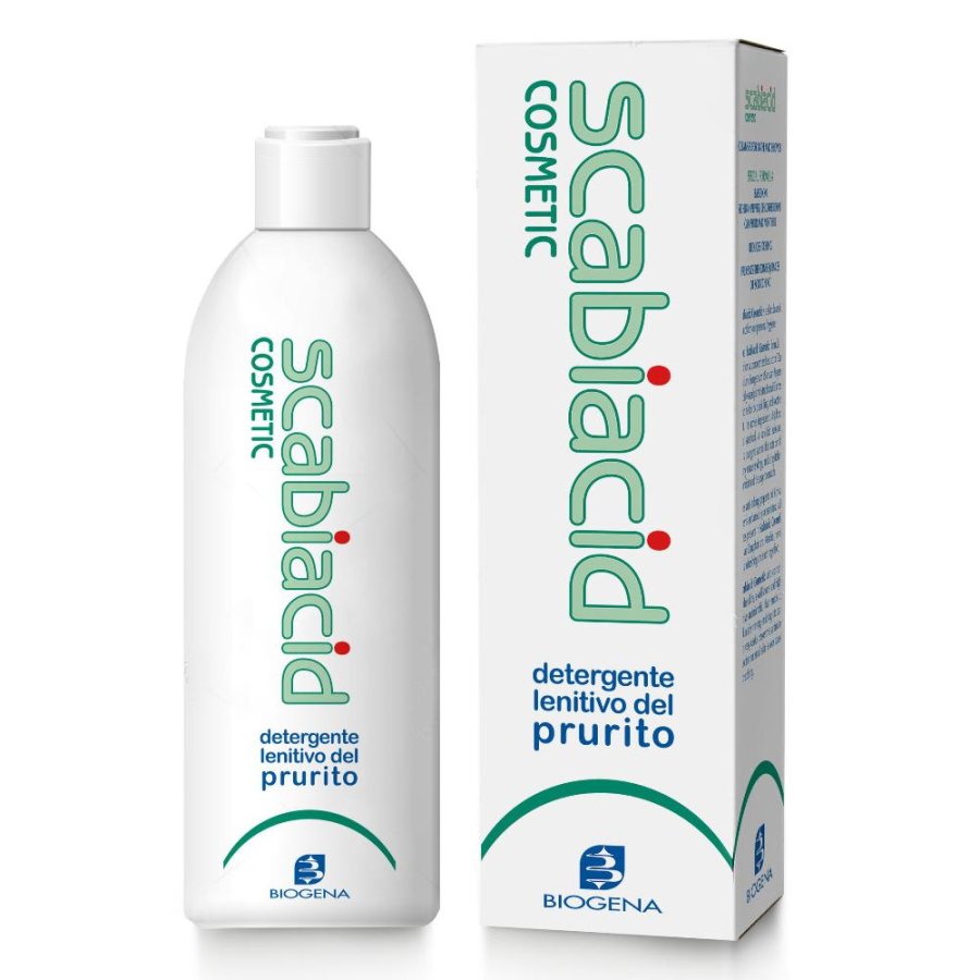 Scabiacid Cosmetic 400 ml - Detergente dermo-cosmetico per l'igiene personale e il sollievo dal prurito Scabiacid Cosmetic 400 ml - Detergente dermo-cosmetico per l'igiene personale e il sollievo dal prurito