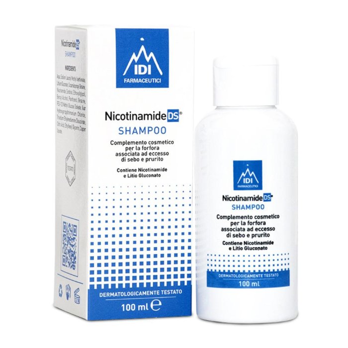 Idi Farmaceutici Nicotinamide Ds Shampoo Senza Profumo 100 Ml