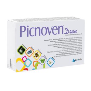 Picnoven Dren 50 Compresse Integratore Drenante per Gambe Pesanti e Microcircolo