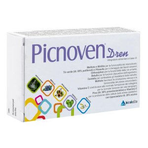 Picnoven Dren 100 Compresse Integratore Drenante per Gambe Pesanti e Microcircolo