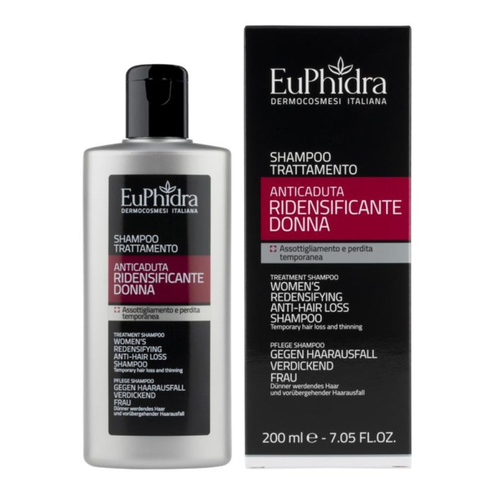 EuPhidra Shampoo Trattamento Anticaduta Ridensificante Donna 200 ml