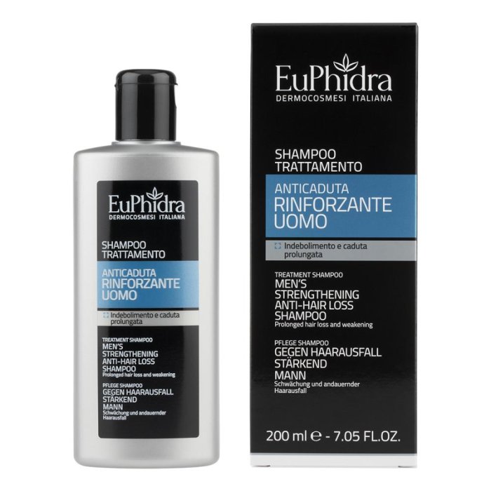 EuPhidra Shampoo Trattamento Anticaduta Rinforzante Uomo 200 ml