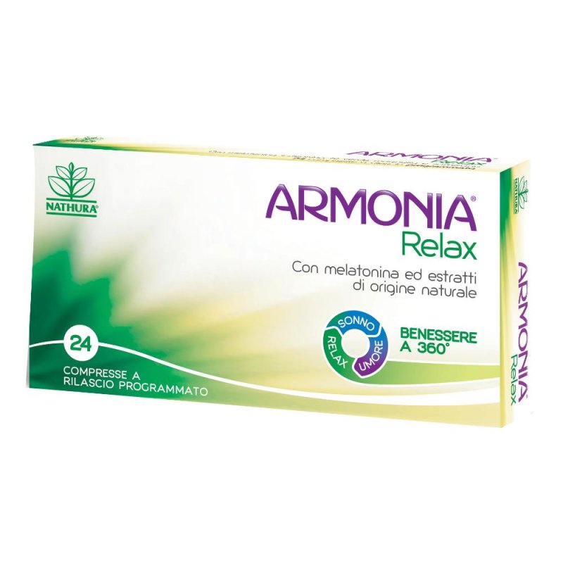 Nathura  A Socio Unico Armonia Relax 1 Mg A Base Di Melatonina 24 Compresse