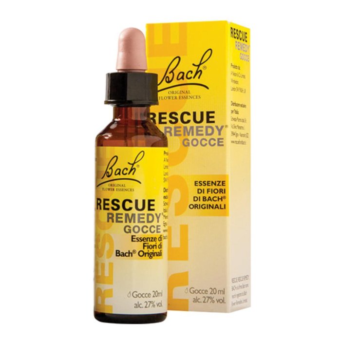 Rescue Remedy gocce fiori di Bach calmanti per ansia e stress 20 ml