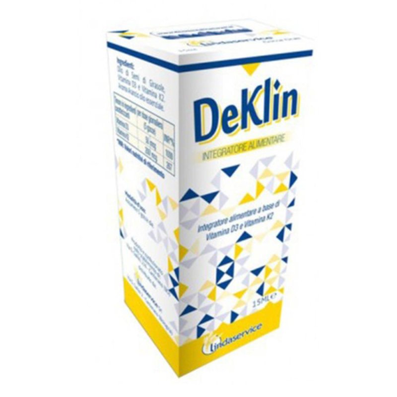 Deklin Gocce 15 ml Integratore di Vitamina D per Bambini e Adulti