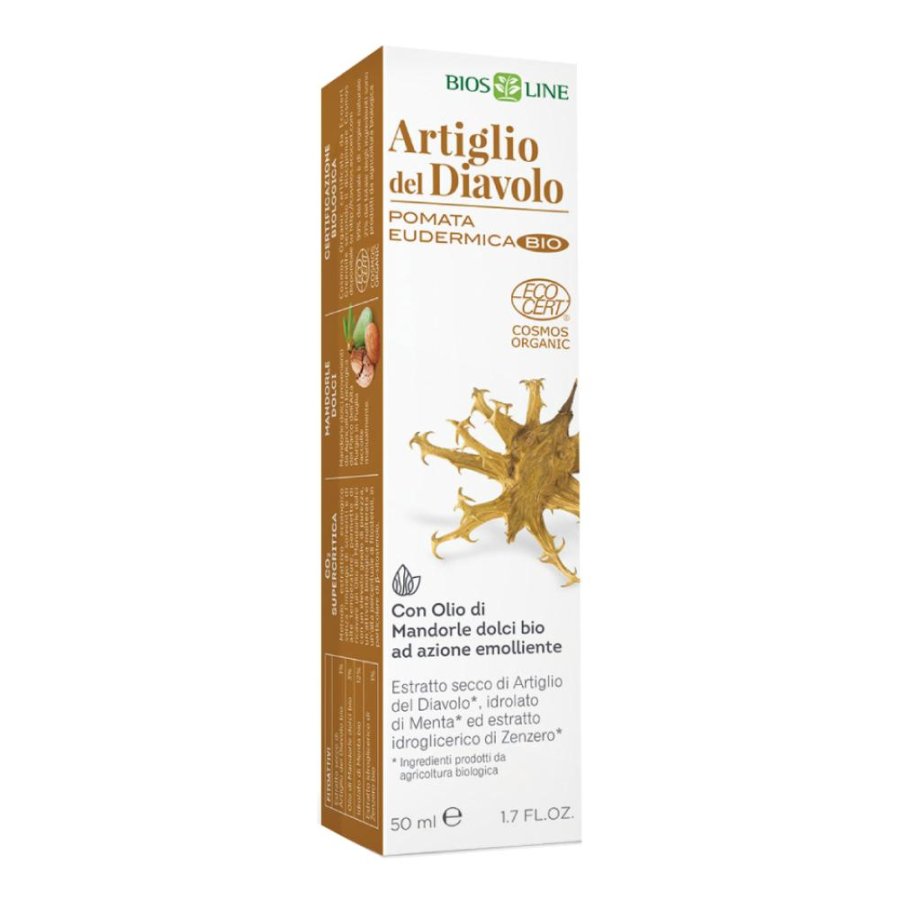 Bios Line Pomata Eudermica - Artiglio del Diavolo Bio 50 ml Bios Line Pomata Eudermica - Artiglio del Diavolo Bio 50 ml
