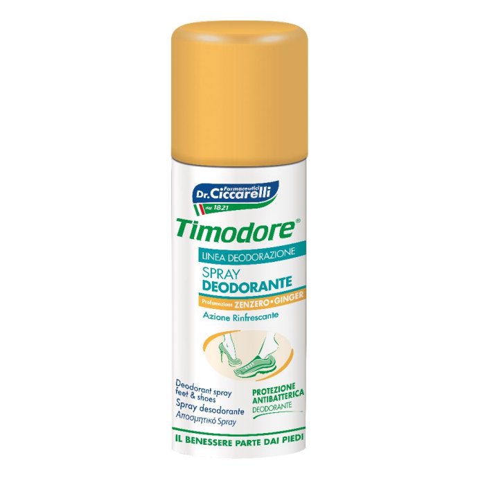 Timodore Spray Deodorante Allo Zenzero 150ml
