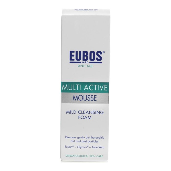 Eubos Hya Multi Active Mousse detergente viso schiumogeno all'acido ialuronico