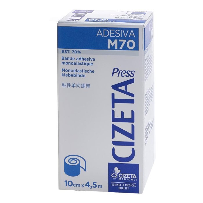 CZ Press Ades M70 4,5m x 10cm - Benda Adesiva a Compressione Cizeta Medicali