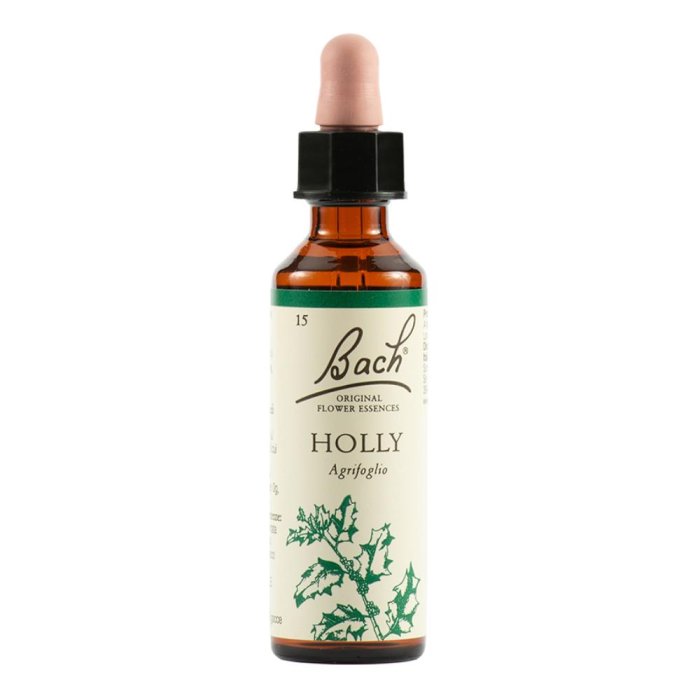 Holly Fiore di Bach Originale N. 15 Gocce 20 ml – Rimedio Floreale per Equilibrio Emotivo