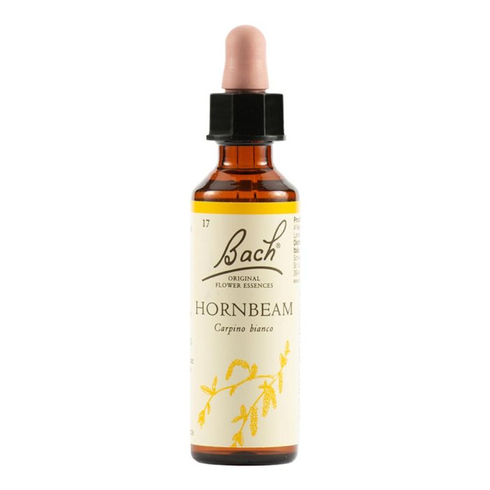 Fiori di Bach Hornbeam N°17 Originale 20 ml – Rimedio Naturale per Stanchezza Mentale e Mancanza di Energia