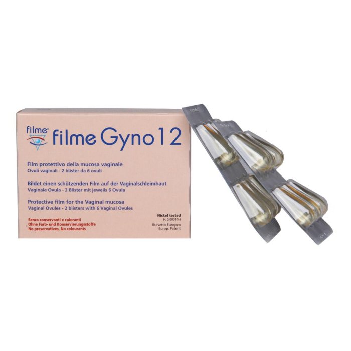  Filme Gyno-V 12 Ovuli Vaginali 2 Blister da 6 Ovuli