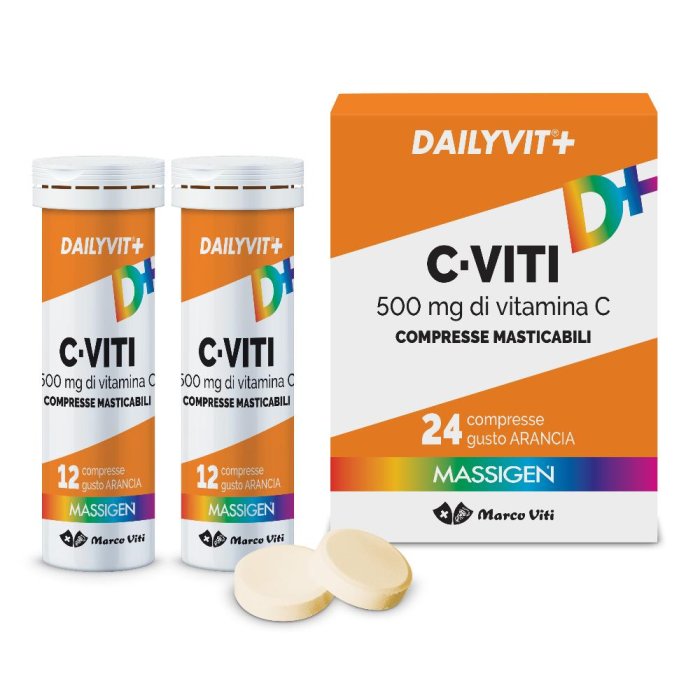 Marco Viti Farmaceutici C Viti 500 Mg 24 Compresse Masticabili