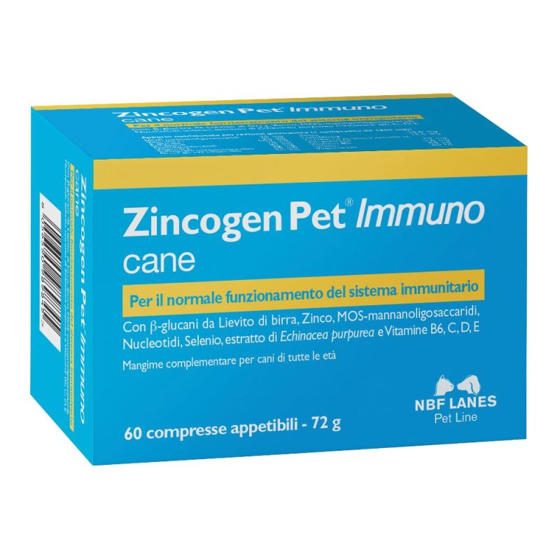  Zincogen Pet Immuno Cane 60 Compresse