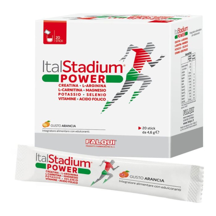 Falqui Prodotti Farmac. Italstadium Power Integratore Alimentare 20 Stick